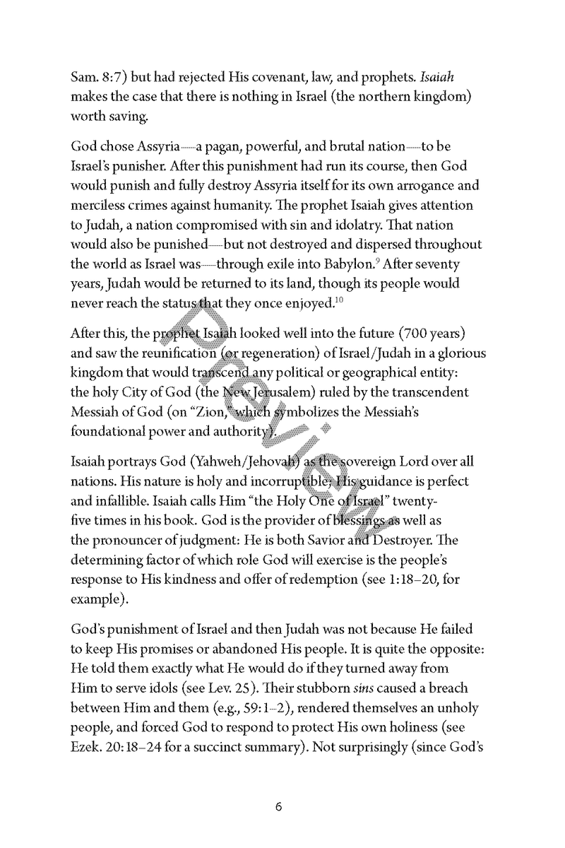 A Study of Isaiah by Chad Sychtysz