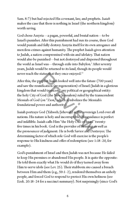 A Study of Isaiah by Chad Sychtysz