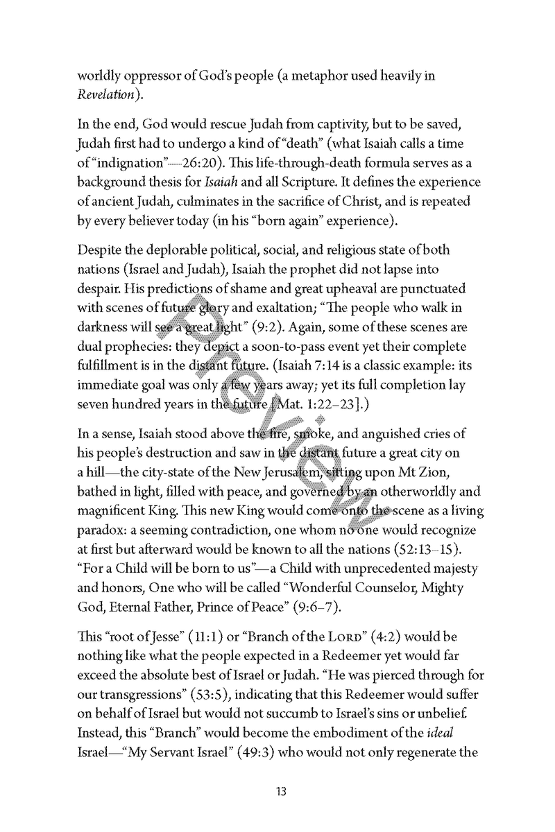 A Study of Isaiah by Chad Sychtysz