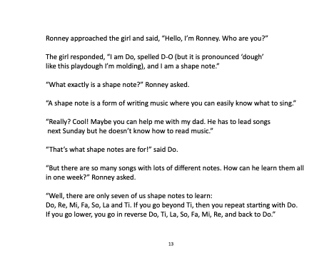 Meet the Shape Notes