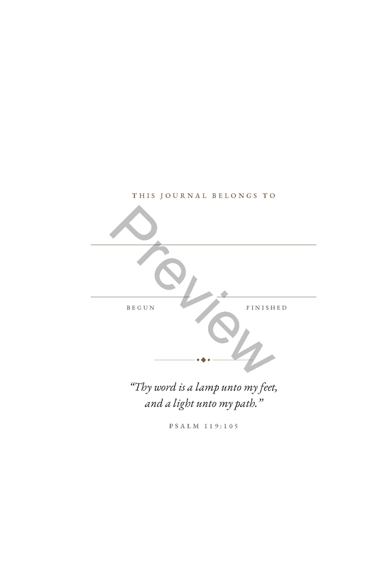 Through the Bible in a Year: A Chronological Bible Reading Journal (Undated) (6 x 9 in Softcover)