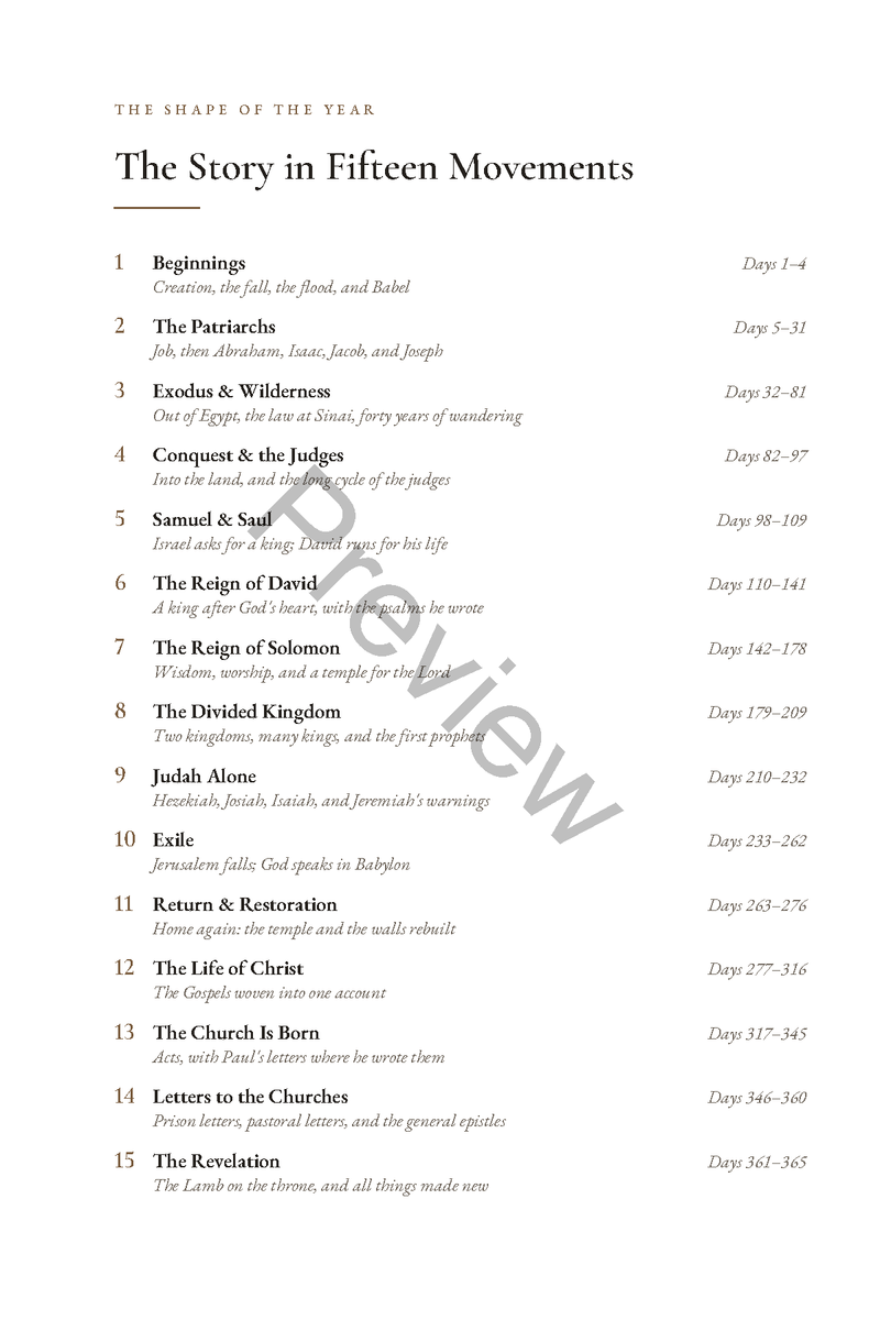 Through the Bible in a Year: A Chronological Bible Reading Journal (Undated) (6 x 9 in Softcover)