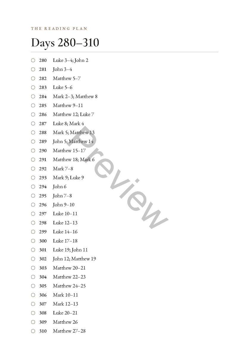 Through the Bible in a Year: A Chronological Bible Reading Journal (Undated) (6 x 9 in Softcover)