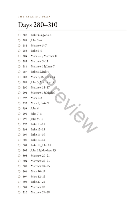Through the Bible in a Year: A Chronological Bible Reading Journal (Undated) (6 x 9 in Softcover)