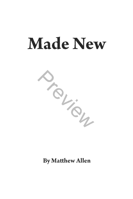 Made New: Brought From Death to Life by Matthew Allen
