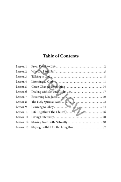 Made New: Brought From Death to Life - Student's Guide