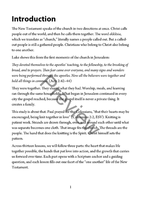 How the Called Out Came Together: The One Another Life of the Early Church by Matthew Allen