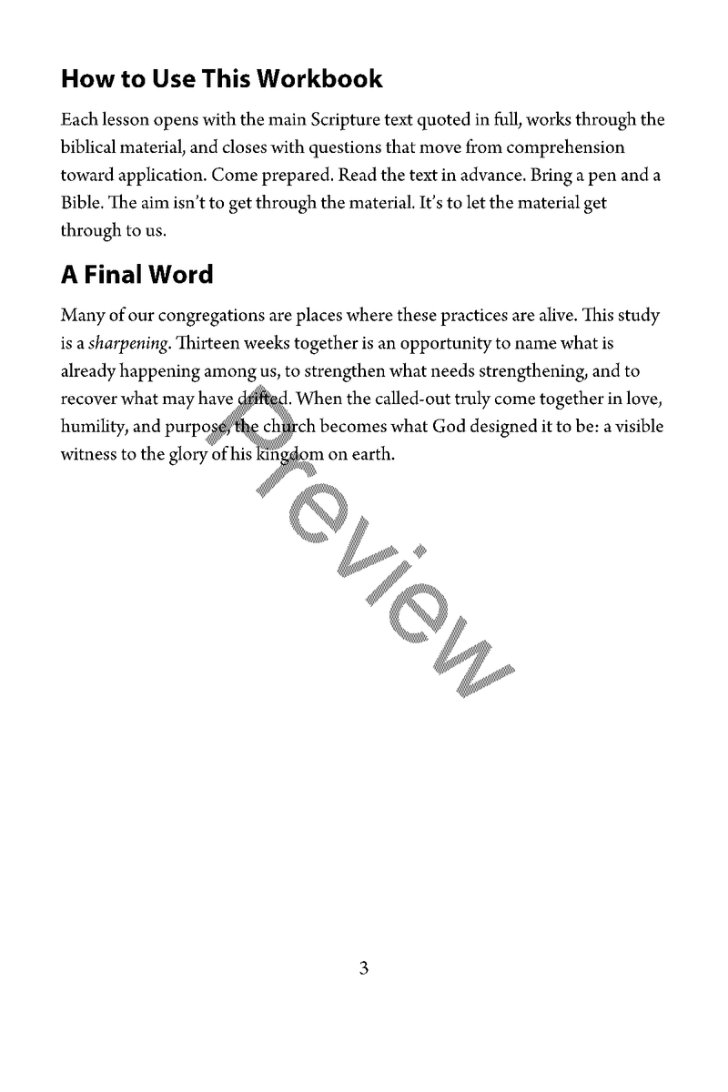 How the Called Out Came Together: The One Another Life of the Early Church by Matthew Allen