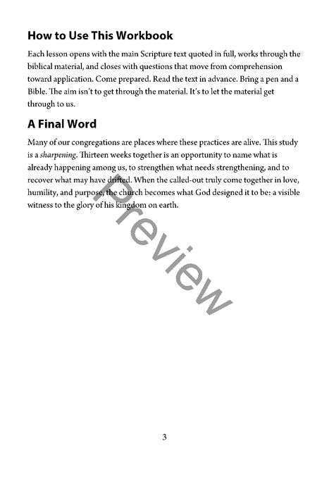 How the Called Out Came Together: The One Another Life of the Early Church by Matthew Allen
