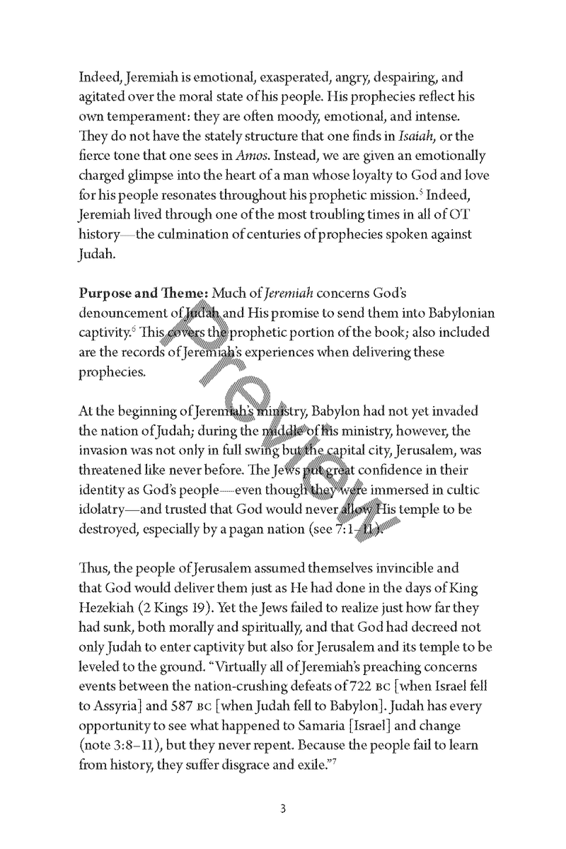 A Study of Jeremiah and Lamentations by Chad Sychtysz