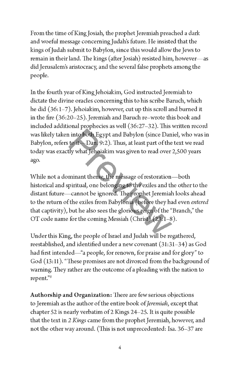 A Study of Jeremiah and Lamentations by Chad Sychtysz