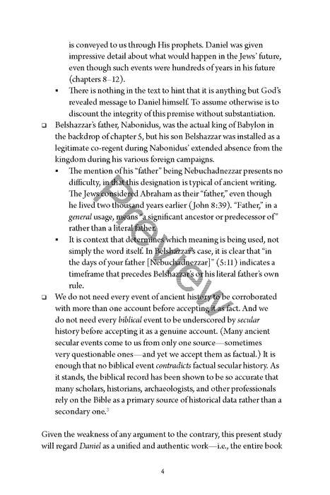 A Study of Daniel Workbook by Chad Sychtysz