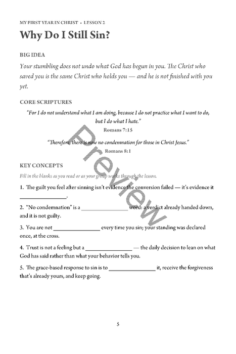 Made New: Brought From Death to Life - Student's Guide