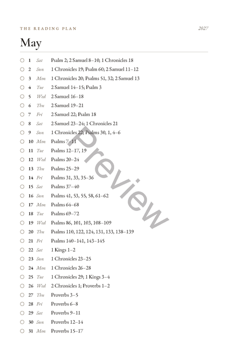 Through the Bible in 2027: A Chronological Bible Reading Journal (6 x 9 in Softcover)