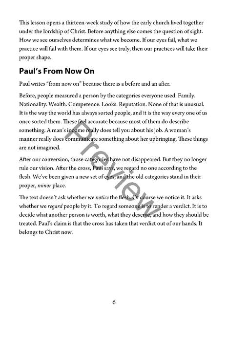 How the Called Out Came Together: The One Another Life of the Early Church by Matthew Allen
