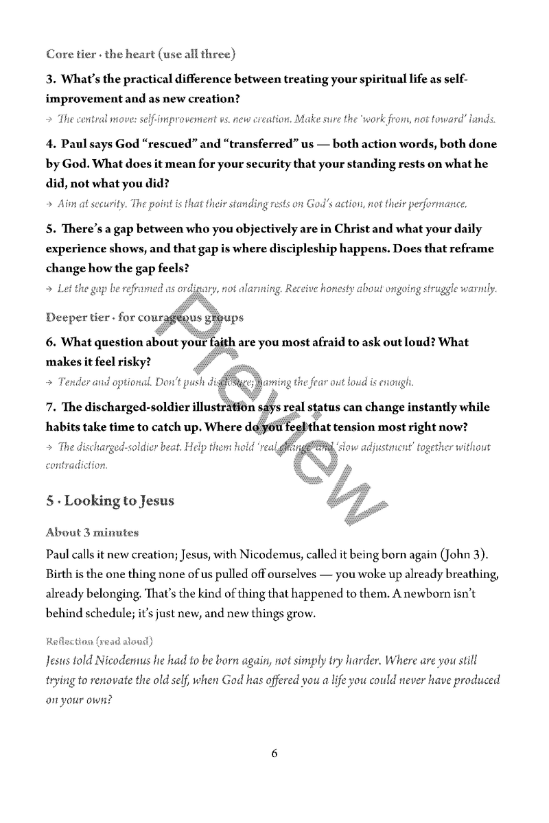 Made New: Brought From Death to Life - Teacher's Guide