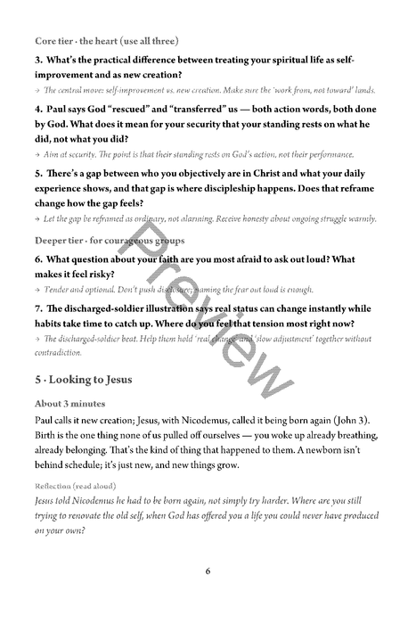 Made New: Brought From Death to Life - Teacher's Guide