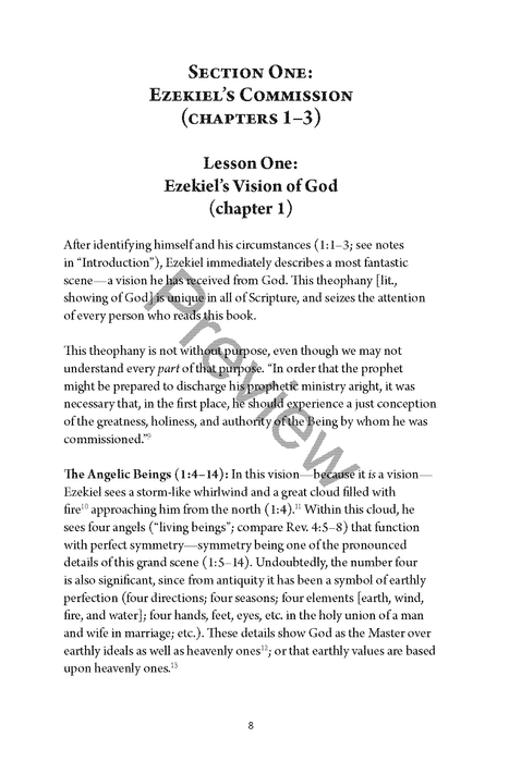 A Study of Ezekiel by Chad Sychtysz