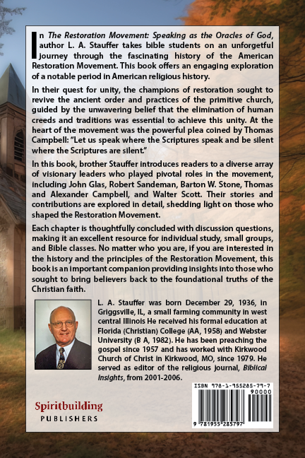The Restoration Movement: Speaking as the Oracles of God