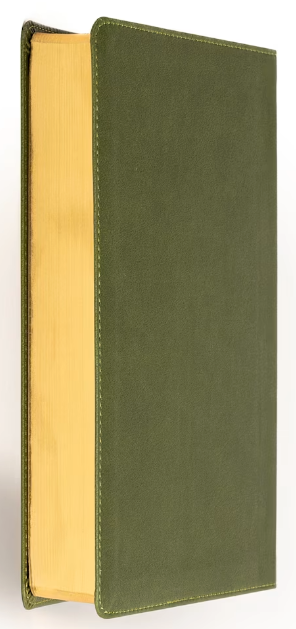NASB Large Print Personal Size Reference Bible, Olive LeatherTouch