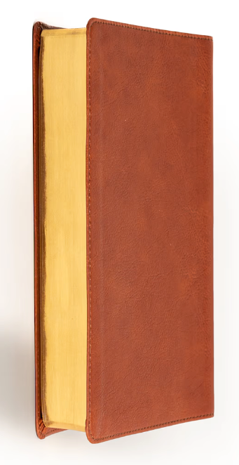 NASB Large Print Personal Size Reference Bible, Burnt Sienna LeatherTouch