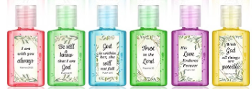 Scented Bible Verse Hand Sanitizer