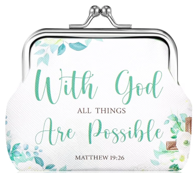 Bible Verse Coin Purses