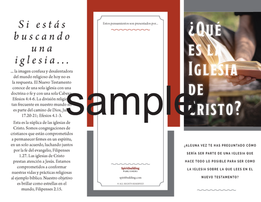 ¿Qué es la Iglesia de Cristo? — tratado en español