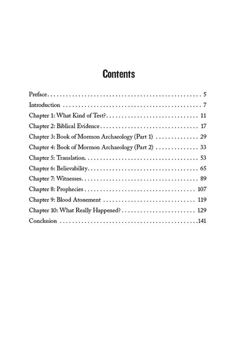 Mormonism: Will it Stand the Test?
