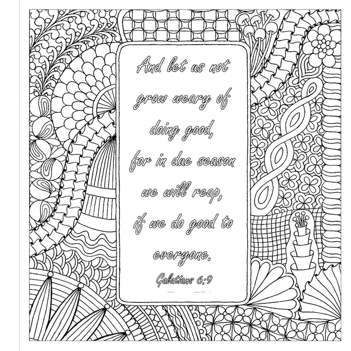 Abundant Blessings Coloing Book
