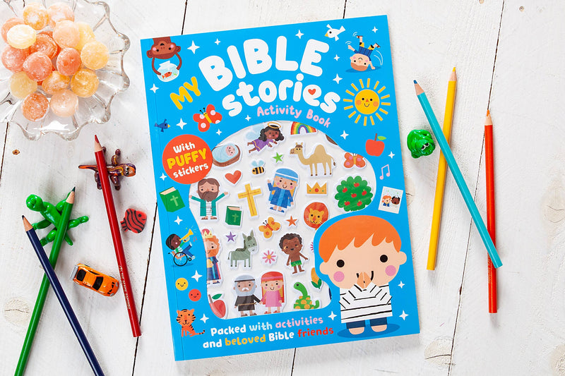 My Bible Stories Activity Book (Blue, Back-to-School Gifts)