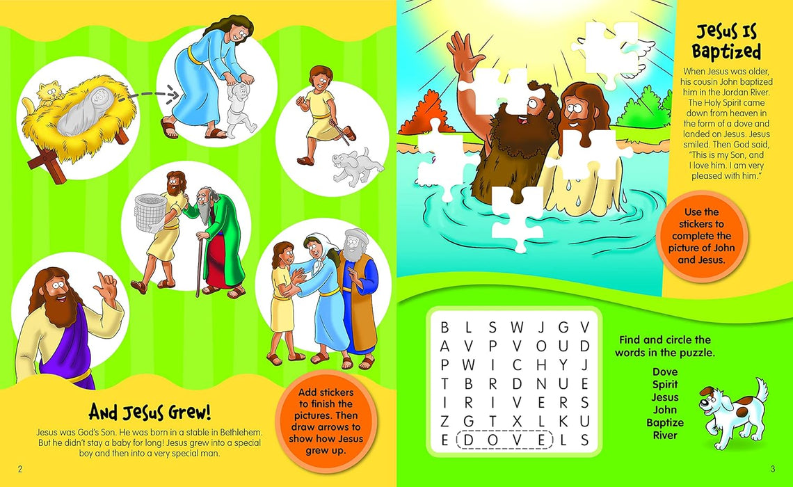 The Beginner's Bible All About Jesus Sticker & Activity Book