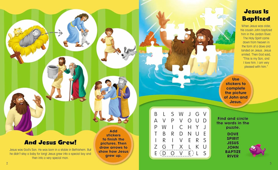 The Beginner's Bible All About Jesus Sticker & Activity Book