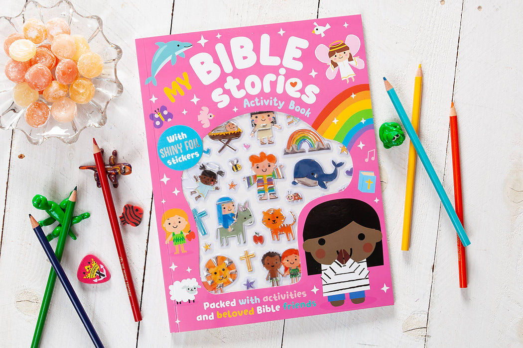 My Bible Stories Activity Book (Pink, Back-to-School Gifts)