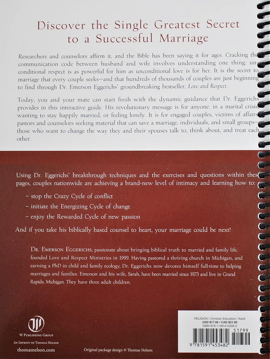 Love & Respect Workbook - Spiral Bound