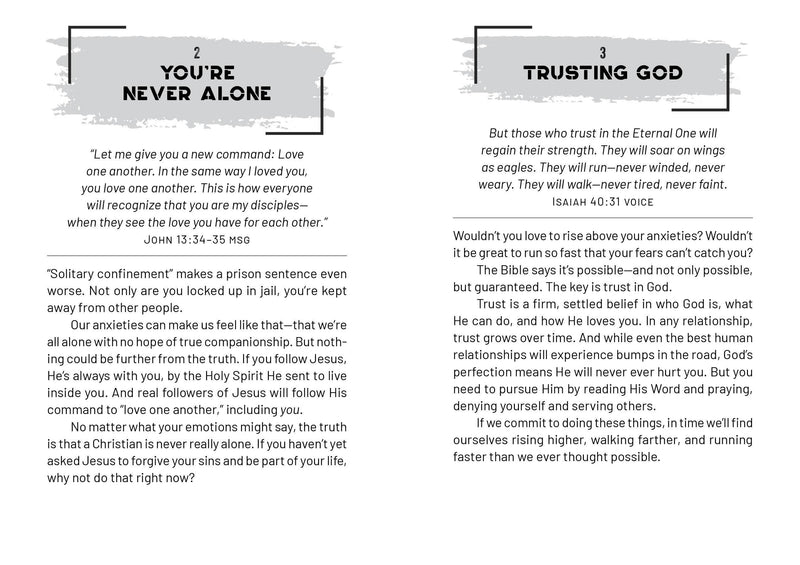 180 Bible Verses for Conquering Anxiety for Teen Guys