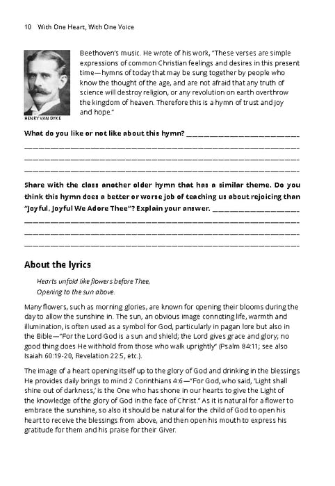 With One Heart, With One Voice