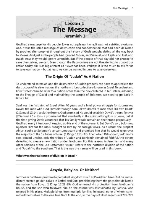 Tears for the Nation: Studies in Jeremiah and Lamentations