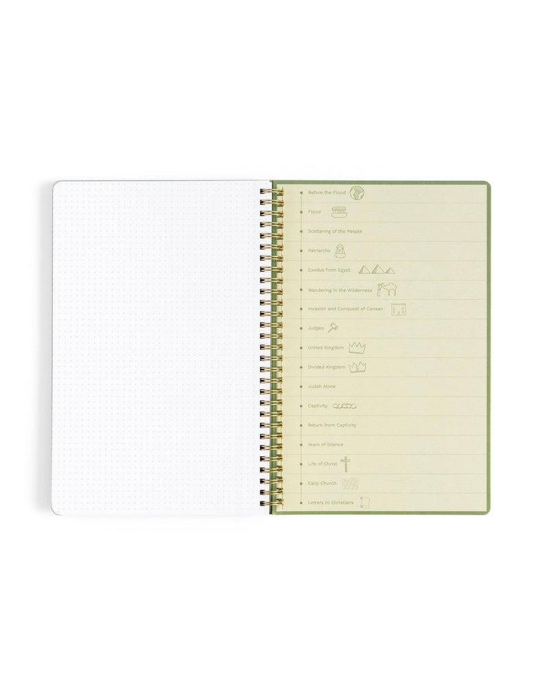 Church Notes Notebook - Olive