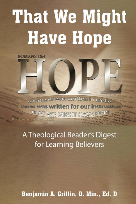 That We Might Have Hope
