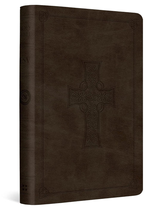 ESV Value Compact Bible (TruTone, Olive, Celtic Cross Design)