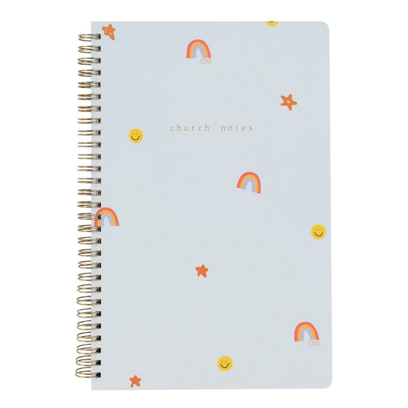 Church Notes Notebook - Happy Icons by Callie Danielle