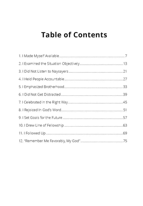 Remember Me With Favor: Life Lessons from the Story of Nehemiah