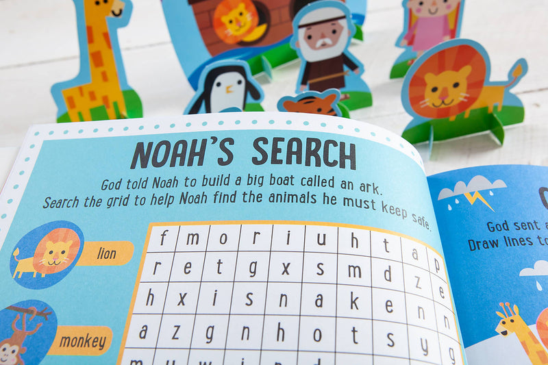 My Bible Stories Activity Book (Blue, Back-to-School Gifts)