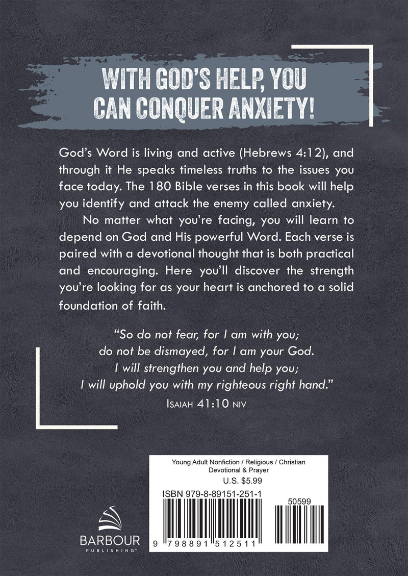 180 Bible Verses for Conquering Anxiety for Teen Guys