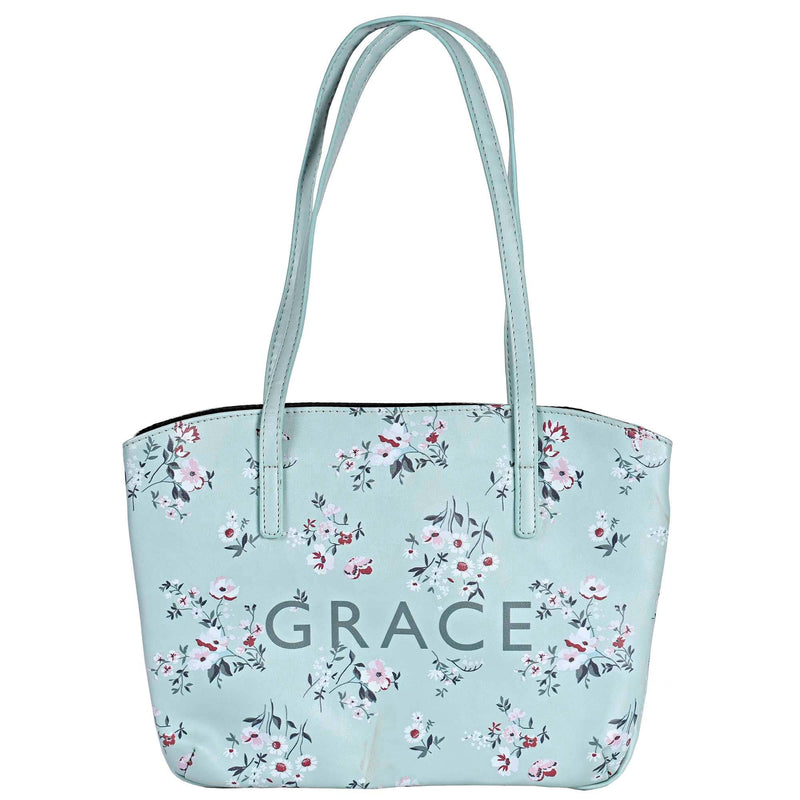 Wedge Grace Floral Mint XL Bible Case