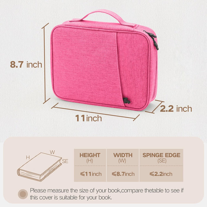 Rose Red (Pink) Bible Cover