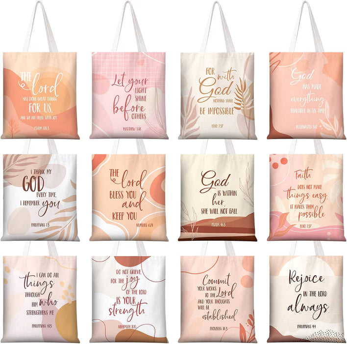 Boho Bible Tote Bags