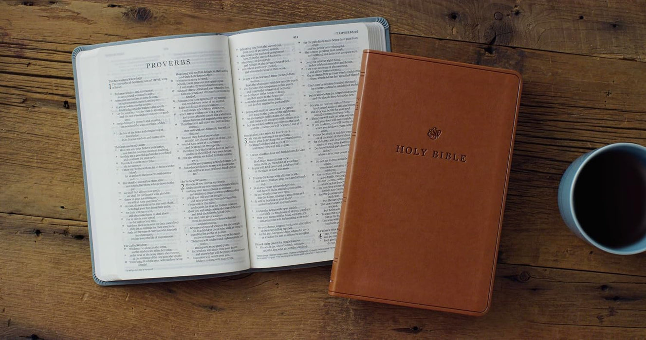 ESV Value Thinline Bible - English Saddle