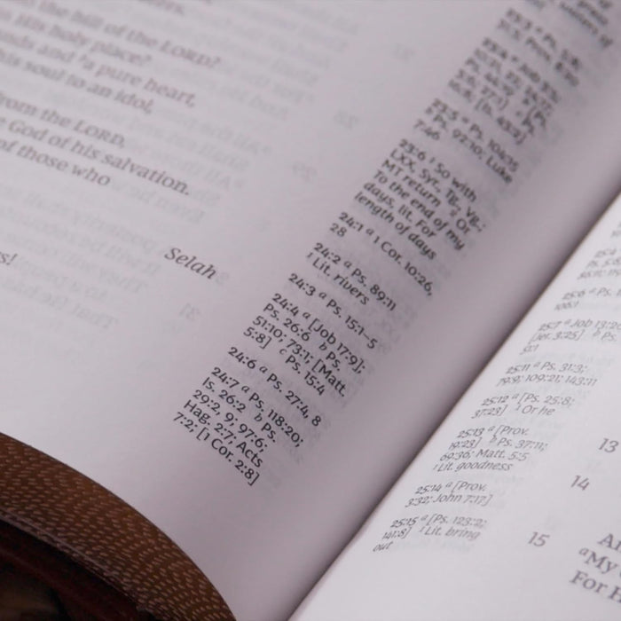 NKJV Single-Column Verse-by-Verse Reference Bible